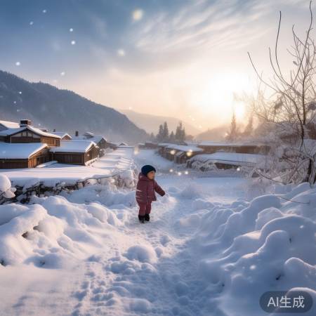 延庆房山雪景美如画