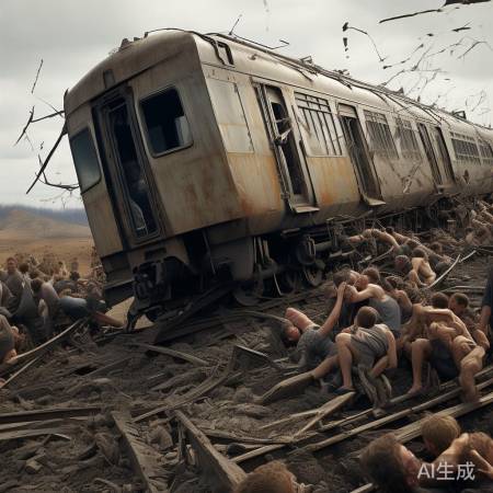 列车侧翻,乘客惊慌,幸无大伤亡