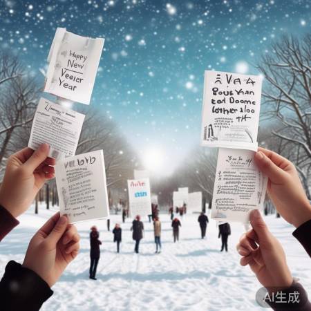雪地写心愿,美好期许