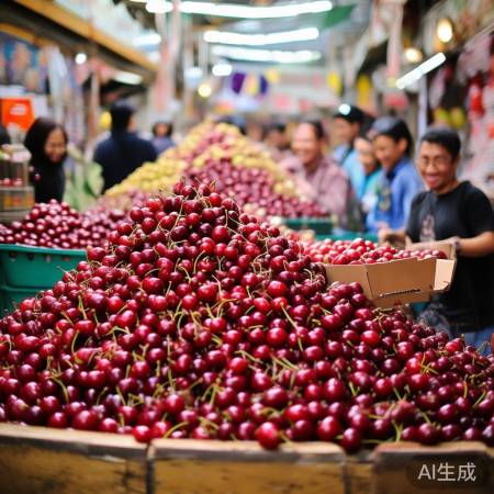 车厘子大降价,抢购热潮来袭