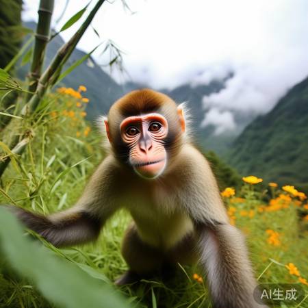 四川猴子跨区漫游走红