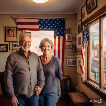 爱国夫妇支持国家