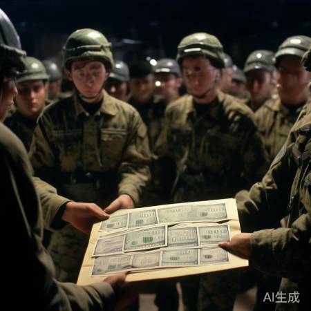 无私捐款助战士