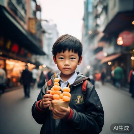小学生卖糖葫芦事件，勇气可嘉