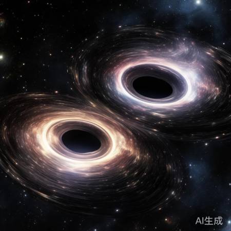 科学家捕获双黑洞合并引力波