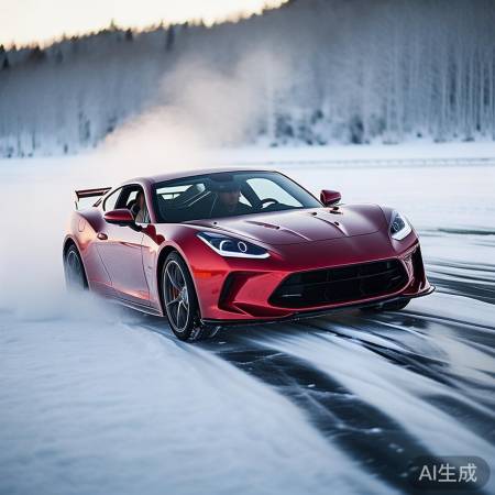 大胆车主冰面漂移代价惨重