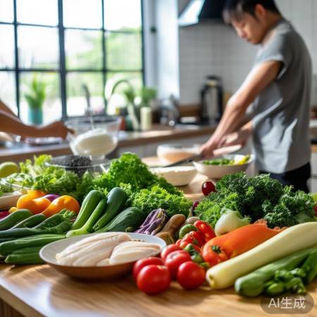 健身饮食：均衡营养，多吃蔬果