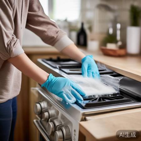 厨房清洁,小苏打去油。