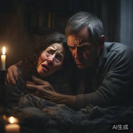 勇敢老人夺枪牺牲,妻子悲痛现场相拥