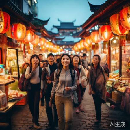 韩国年轻人周五下班后，中国之旅盛行