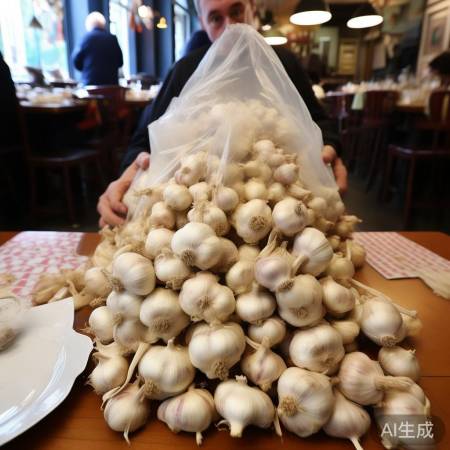 男子买炒饼打包5头蒜被劝退：店家为何拒绝？