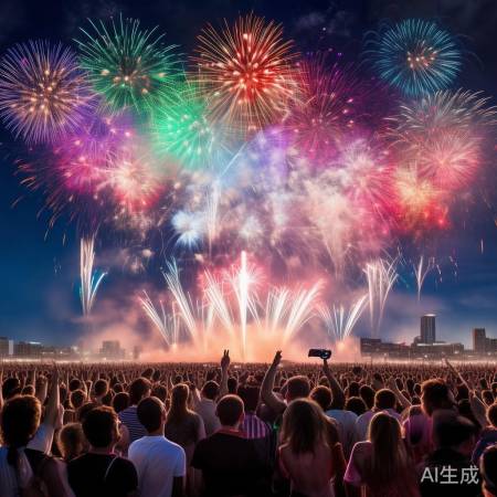 广西北海金滩跨年夜烟花秀：揭秘谣言真相