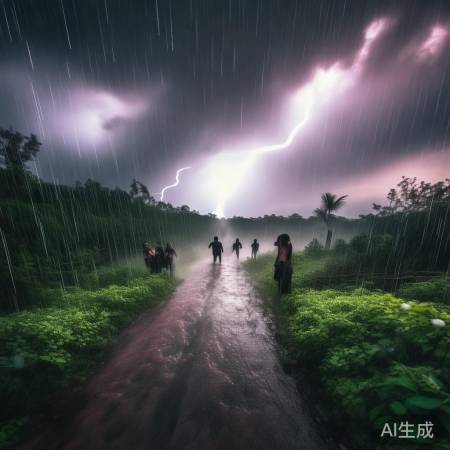 分享暴雨奇观感受