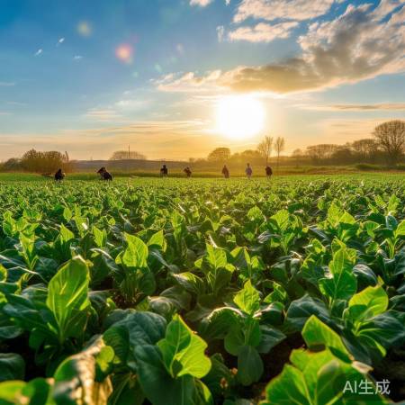 暖阳助力冬季农作物生长