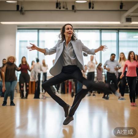 高校教师自创心舞疗法：动作怪异引关注