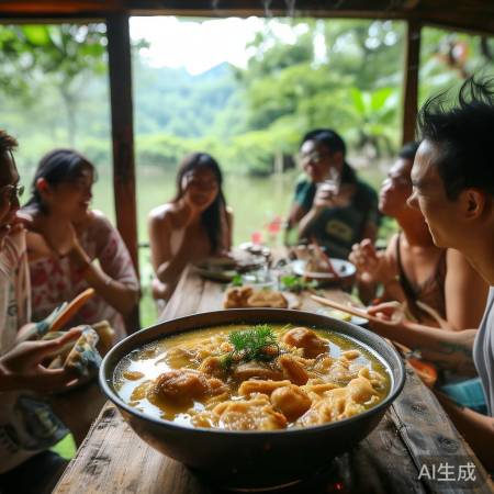 海南美食，椰子鸡回味。