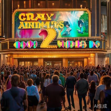 疯狂动物城2观影人次登顶,领跑进口片市场