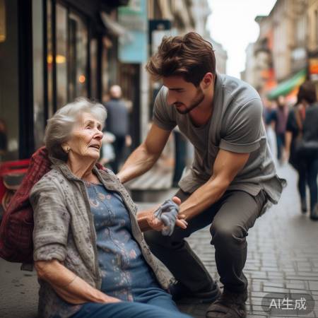 老板娘突发疾病，小伙心肺复苏成功救命！