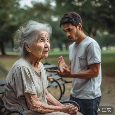 失智奶奶走失后遭孙子殴打