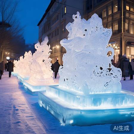 冰雕消融，温暖永存
