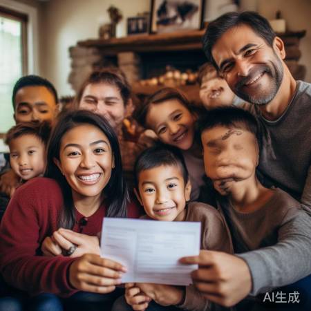 育儿补贴到账，家长开心