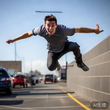 停车场惊险大转弯