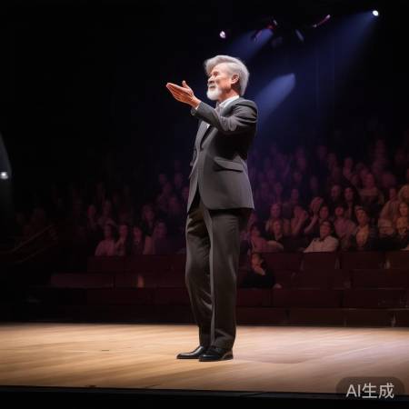 陈佩斯谢幕，鞠躬致谢