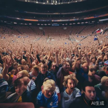 观众热情点燃球馆