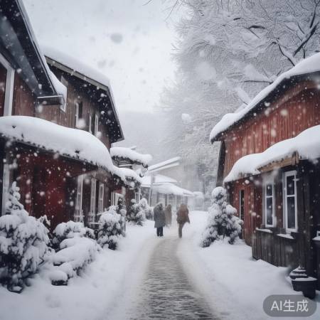 雨雪虽冷,美景不容忽视