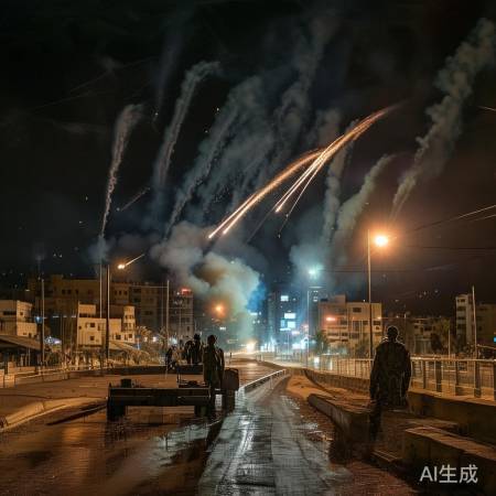 巴以冲突再升级,火箭弹威力惊人