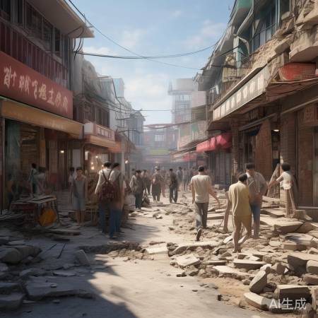 山西大同小震市民紧张