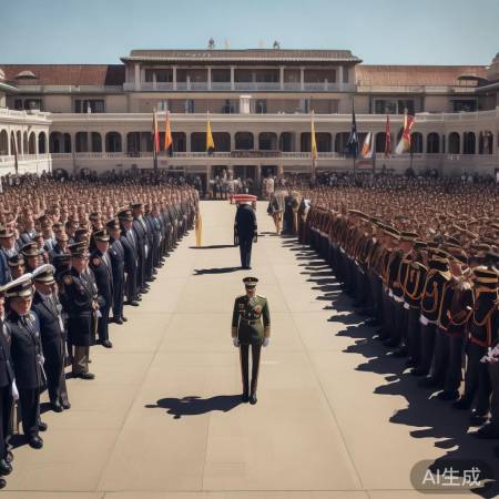 军队盛会，大佬云集