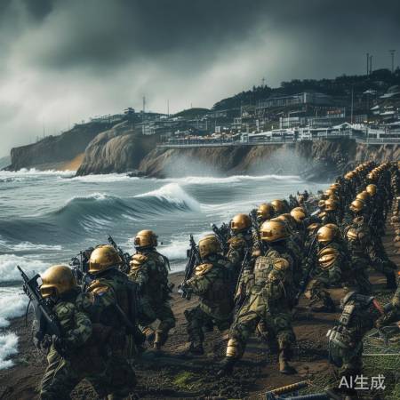 韩国演习展示军力，应对领土争议