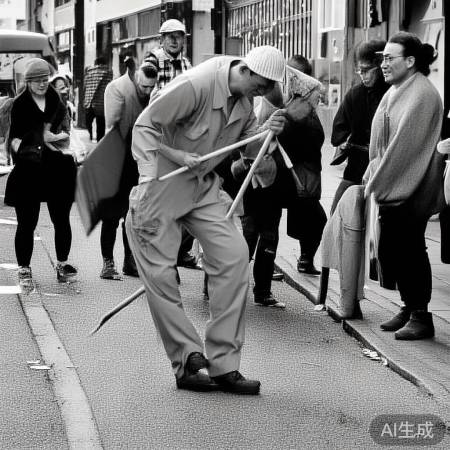 环卫工人意外困扰生活