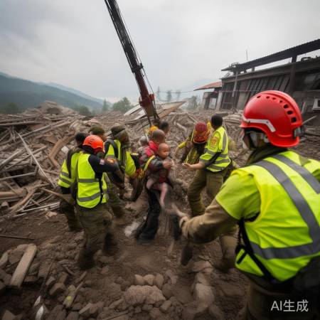 中国救援队伍展人道精神
