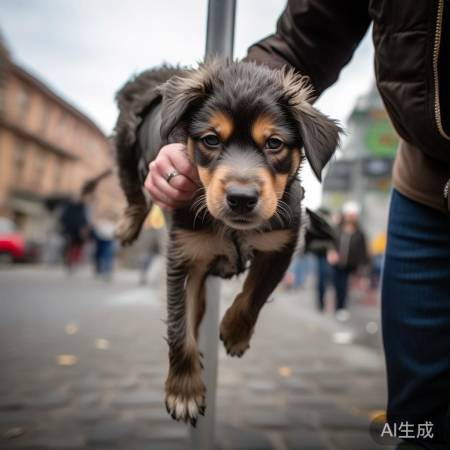 狗妈妈油条五公里爱心之旅，幼崽得救