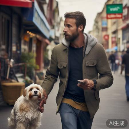 网友寻狗,小狗有特殊标记