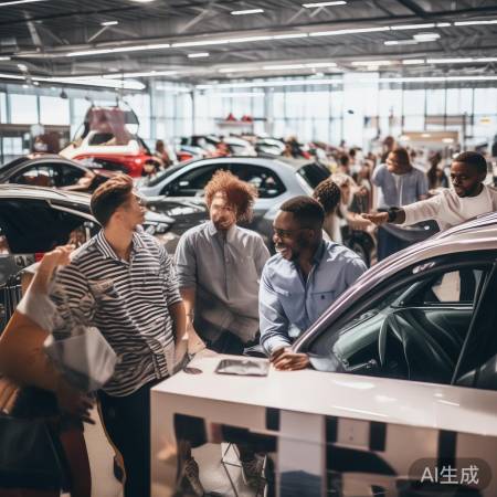 抢购热潮,车水马龙