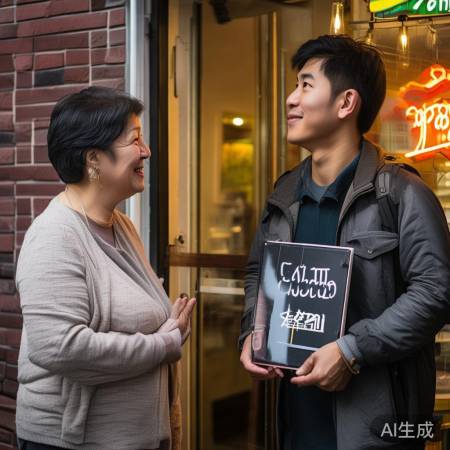 烧烤店油烟困扰楼上居民，门头挂被褥引关注