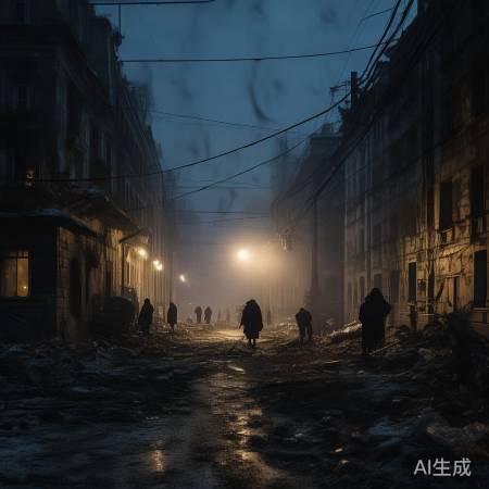 基辅空袭致电力受损，居民生活受