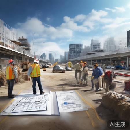 工程人员辛勤,出行更便捷