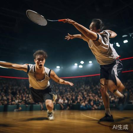 羽毛球传承感动,含泪奔跑的强者