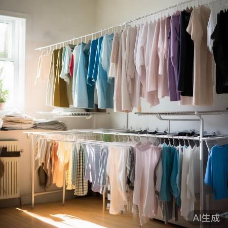“衣物晾晒，通风即可”