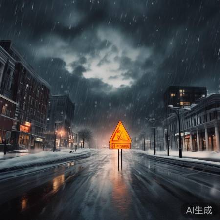 河南跨年雨雪天气预报：实时高清图解，一片漆黑预警来袭