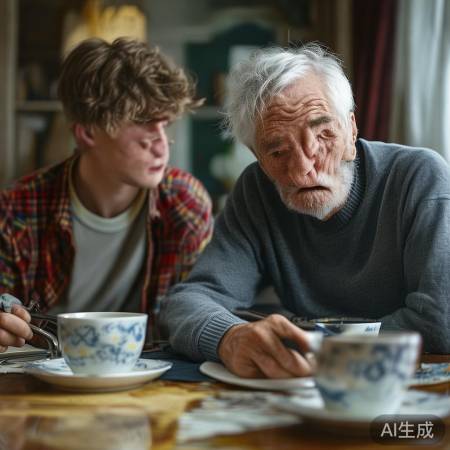 71岁老父遭18岁儿子嫌弃：年龄差距下的家庭冲突