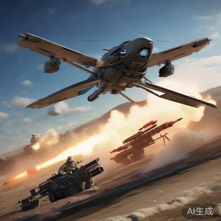 高科技武器亮相演习