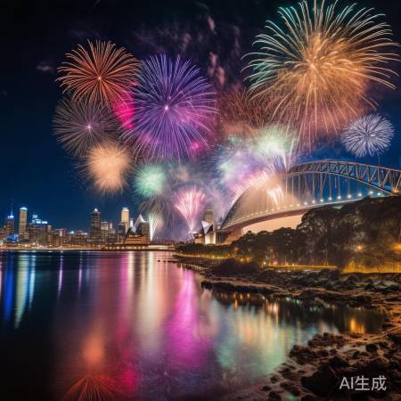 悉尼新年烟花盛宴
