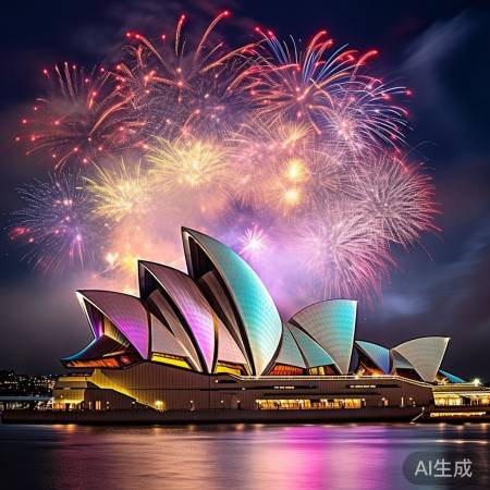 悉尼歌剧院烟花盛宴