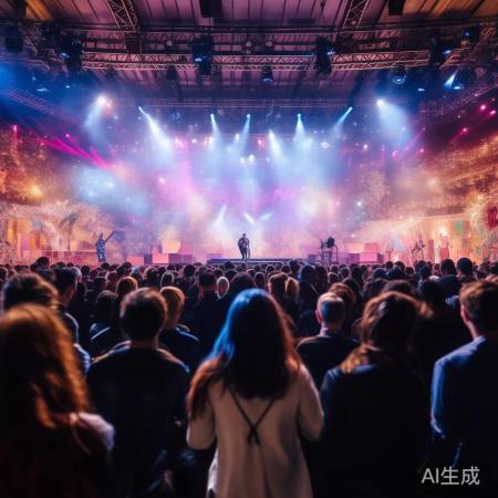 跨年盛典，明星近距离演出