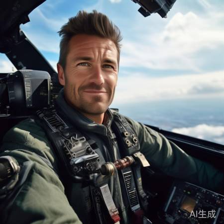 飞行员勇守蓝天，冷静应对困难